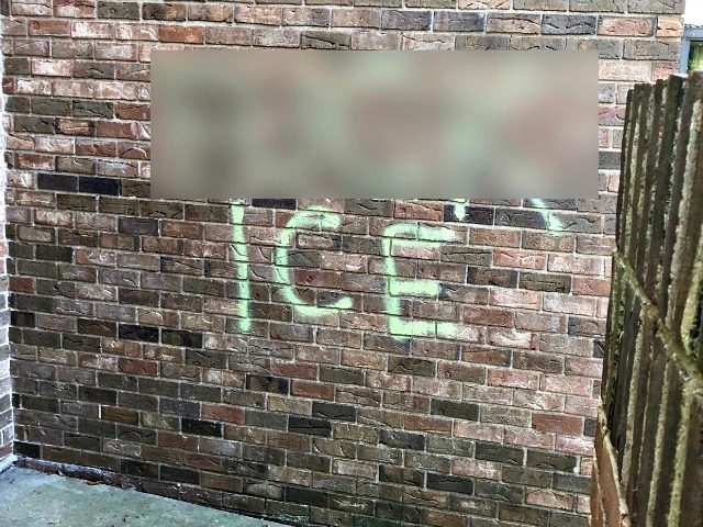 GOP office vandalized ICE