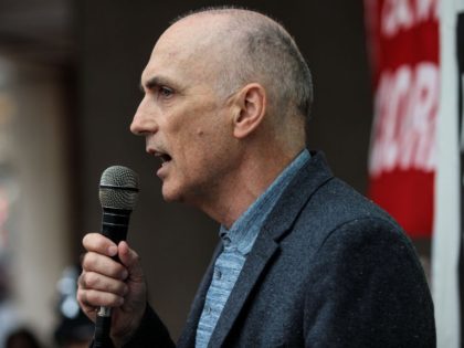 LONDON, ENGLAND - SEPTEMBER 04: Labour MP Chris Williamson speaks during a demonstration outside a meeting of the National Executive of Britain's Labour Party on September 4, 2018 in London, England. Labour's NEC meet today to vote on whether to adopt the full International Holocaust Remembrance Alliance (IHRA) definition of …