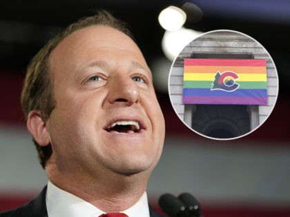 DENVER, CO - NOVEMBER 06: Democratic Colorado Governor-elect Jared Polis speaks at an election night rally on November 6, 2018 in Denver, Colorado. Polis defeated incumbent Republican Walker Stapleton to become the first openly gay man elected Governor in the country.(Photo by Rick T. Wilking/Getty Images)