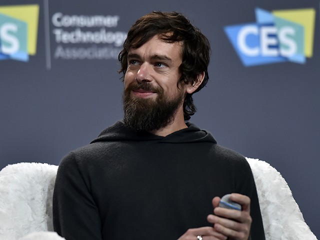 LAS VEGAS, NEVADA - JANUARY 09: Twitter CEO Jack Dorsey speaks during a press event at CES 2019 at the Aria Resort & Casino on January 9, 2019 in Las Vegas, Nevada. CES, the world's largest annual consumer technology trade show, runs through January 11 and features about 4,500 exhibitors showing off their latest products and services to more than 180,000 attendees. (Photo by David Becker/Getty Images)