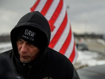 LORDSTOWN, OH - MARCH 06: Dave Green, president of UAW Local 1112, talks to the media outside the GM Lordstown plant on March 6, 2019 in Lordstown, Ohio. The sprawling facility was idled today after more than 50 years producing cars and other vehicles, falling victim to changing U.S. auto …