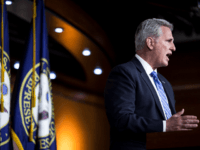 House Minority Leader Kevin McCarthy (R-CA) speaks during a weekly news conference May 16, 2019 on Capitol Hill in Washington, DC. (Photo by Zach Gibson/Getty Images)