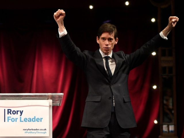 LONDON, ENGLAND - JUNE 11: Rory Stewart OBE MP, Secretary of State for International Development formally launches his bid to become the new leader of the Conservative Party and Prime Minister of the United Kingdom at the Udderbelly Festival Southbank on June 11, 2019 in London, England. Since Theresa May …