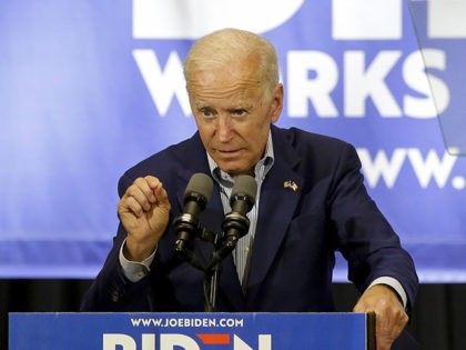 DAVENPORT, IA - JUNE 11: Former vice president and 2020 Democratic presidential candidate