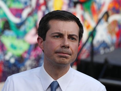 MIAMI, FLORIDA - MAY 20: Democratic presidential candidate and South Bend, Indiana Mayor Pete Buttigieg speaks to the media during a grassroots fundraiser at the Wynwood Walls on May 20, 2019 in Miami, Florida. Buttigieg is one of more than 20 candidates seeking the Democratic nomination for president. (Photo by …