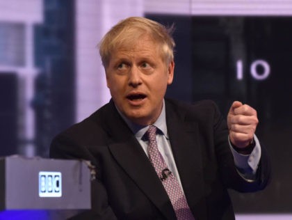 LONDON, ENGLAND - JUNE 18: In this handout photo provided by the BBC, MP Boris Johnson spe