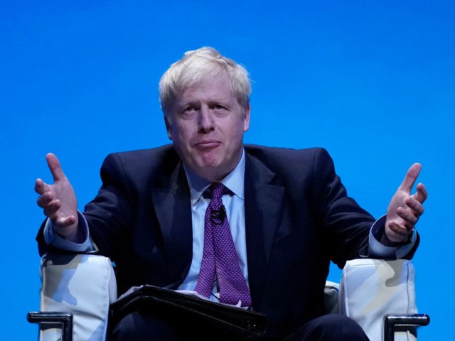 BIRMINGHAM, ENGLAND - JUNE 22: Conservative leadership candidate, Boris Johnson attends th