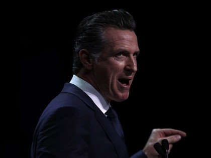 SAN FRANCISCO, CALIFORNIA - JUNE 01: California Gov. Gavin Newsom speaks during the Califo