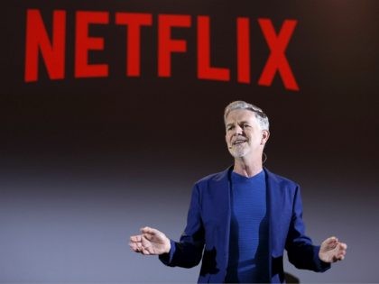 ROME, ITALY - APRIL 18: Reed Hastings attends Reed Hastings panel during Netflix 'See