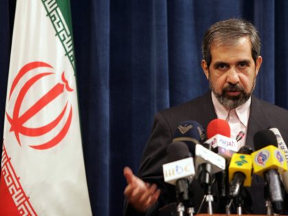 TEHRAN, IRAN: Iran's Foreign Ministry Spokesman Hamid Reza Asefi briefs the media 09 October 2005 in Tehran. Asefi hit back at US allegations that his country is working on nuclear warhead designs, dismissing the latest claims as a "lie". Diplomats and analysts at the headquarters of the International Atomic Energy …