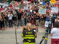 NEW YORK, NY - JUNE 15: (EDITORS NOTE: Image contains profanity.) U.S. Rep. Carolyn Maloney (D-NY) speaks at a protest calling for the impeachment of U.S. President Donald Trump on June 15, 2019 in New York City. Major cities across the country are expected to hold "#ImpeachTrump Day of Action" …