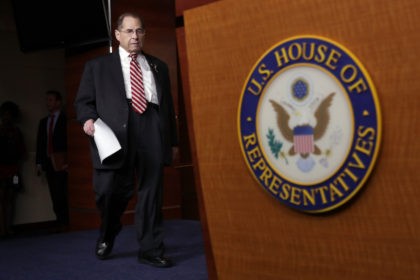 WASHINGTON, DC - JUNE 11: House Judiciary Committee Chairman Jerrold Nadler (D-NY) arrives for a news conference at the U.S. Capitol June 11, 2019 in Washington, DC. The House passed a resolution Tuesday taht grants the Judiciary Committee the power to petition a federal judge to force Attorney General William …
