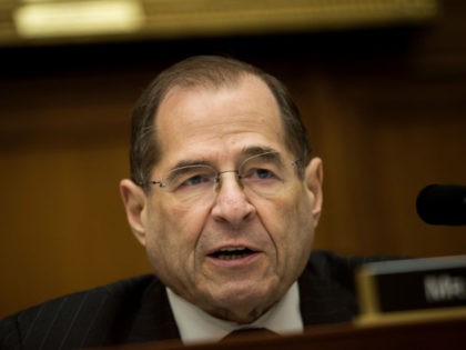 FEBRUARY 27: U.S. Rep. Jerrold Nadler (D-NY) speaks during a House Judiciary Subcommittee hearing on the proposed merger of CVS Health and Aetna, on Capitol Hill, February 27, 2018 in Washington, DC. CVS Health is planning a $69 billion deal to acquire Aetna, an American healthcare company. (Photo by Drew …