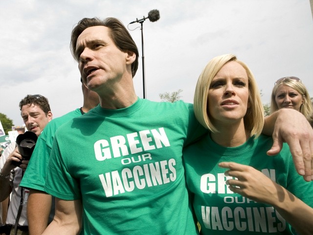 Nolte: HuffPo to Delete Jim Carrey, Jenny McCarthy, and Other Anti-Vaccine Posts