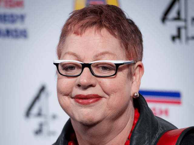 LONDON, ENGLAND - JANUARY 22: Jo Brand attends the British Comedy Awards at the O2 Arena o