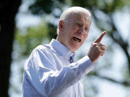 In this May 18, 2019, file photo, Democratic presidential candidate, former Vice President Joe Biden speaks during a campaign rally at Eakins Oval in Philadelphia. Rising disagreement among congressional Democrats over whether to pursue impeachment of President Donald Trump has had little effect on the party’s presidential candidates, who mostly …