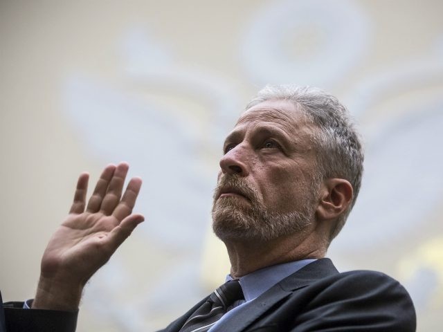 WASHINGTON, DC - JUNE 11: Former Daily Show Host Jon Stewart is sworn in before testifying