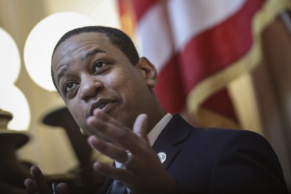 RICHMOND, VA - FEBRUARY 07: Virginia Lt. Governor Justin Fairfax presides over the Senate at the Virginia State Capitol, February 7, 2019 in Richmond, Virginia. Virginia state politics are in a state of upheaval, with Governor Ralph Northam and State Attorney General Mark Herring both admitting to past uses of …
