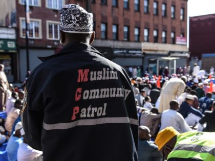 Muslims praying in Brooklyn