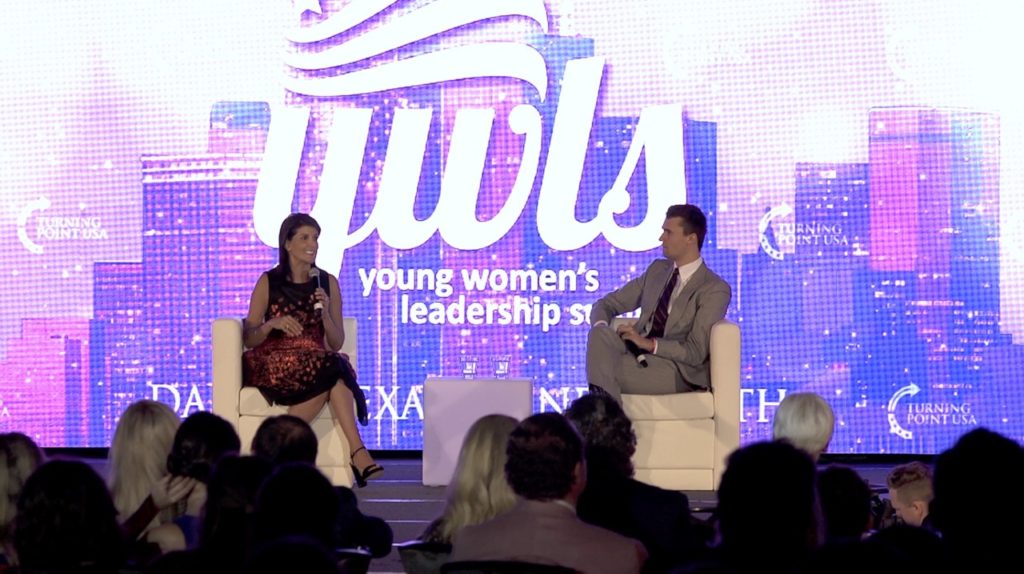 Nikki Haley speaks at Turning Point USA's Young Women's Leadership Summit