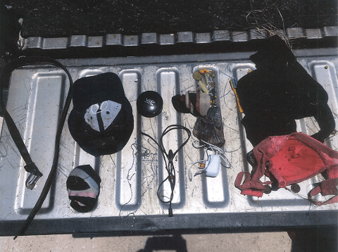 Brooks County officials collected the personal effects found near the body of a deceased female migrant. (Photo: Brooks County Sheriff's Office/Deputy Samuel Rosas)