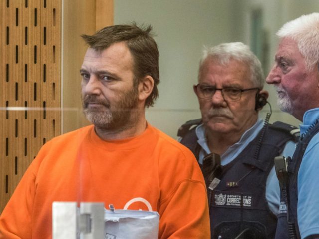 Philip Neville Arps, left, appears for sentencing in the Christchurch District Court, in C