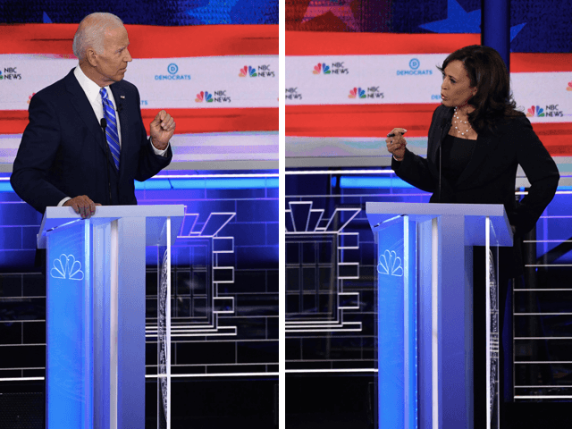 Joe Biden vs. Kamala Harris (Saul Loeb / AFP / Getty)