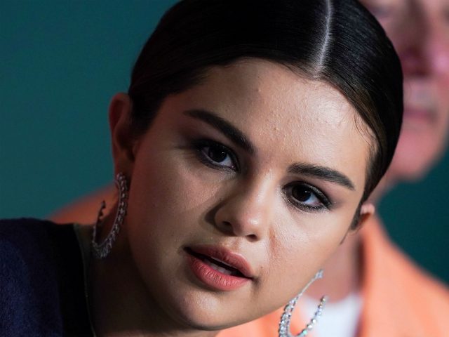 US singer and actress Selena Gomez talks during a press conference for the film "The Dead Don't Die" at the 72nd edition of the Cannes Film Festival in Cannes, southern France, on May 15, 2019. (Photo by Laurent EMMANUEL / AFP) (Photo credit should read LAURENT EMMANUEL/AFP/Getty Images)