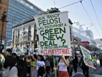 Students march during a protest on Friday in San Francisco. Students were skipping classes to protest what they see as the failures of their governments to take tough action against global warming. Ben Margot/AP