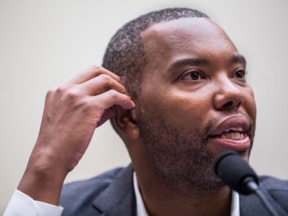 WASHINGTON, DC - JUNE 19: Writer Ta-Nehisi Coates testifies during a hearing on slavery reparations held by the House Judiciary Subcommittee on the Constitution, Civil Rights and Civil Liberties on June 19, 2019 in Washington, DC. The subcommittee debated the H.R. 40 bill, which proposes a commission be formed to …