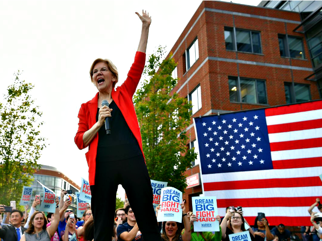 Elizabeth Warren at a Virginia campaign stop. Mandel Ngan/AFP/Getty Images