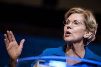COLUMBIA, SC - JUNE 22: Democratic presidential candidate, Sen. Elizabeth Warren (D-MA) addresses the crowd at the 2019 South Carolina Democratic Party State Convention on June 22, 2019 in Columbia, South Carolina. Democratic presidential hopefuls are converging on South Carolina this weekend for a host of events where the candidates …