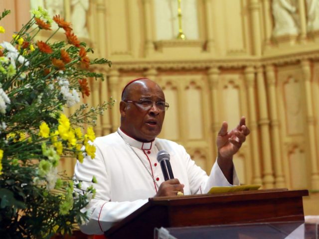 In this file picture,Head of the Catholic Church in South Africa Cardinal Wilfrid Napier c