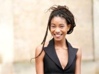 PARIS, FRANCE - JANUARY 22: Willow Smith attends the Christian Dior Haute Couture Spring Summer 2018 show as part of Paris Fashion Week on January 22, 2018 in Paris, France. (Photo by Edward Berthelot/Getty Images for Christian Dior)