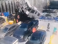 Motorhome Hurtles over Drawbridge, Crashes into Ferry