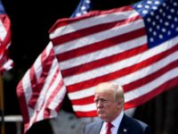TOPSHOT - US President Donald Trump leaves after the "Celebration of America" at the White House in Washington, DC, on June 5, 2018. - Trump's "The Celebration of America" honors football fans and not the NFL champions Philadelphia Eagles after he reignited his feud with the league by abruptly canceling …