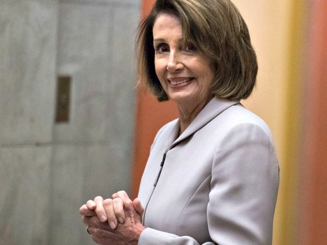 gleeful Pelosi