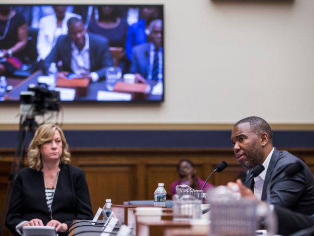 WASHINGTON, DC - JUNE 19: Writer Ta-Nehisi Coates testifies during a hearing on slavery re
