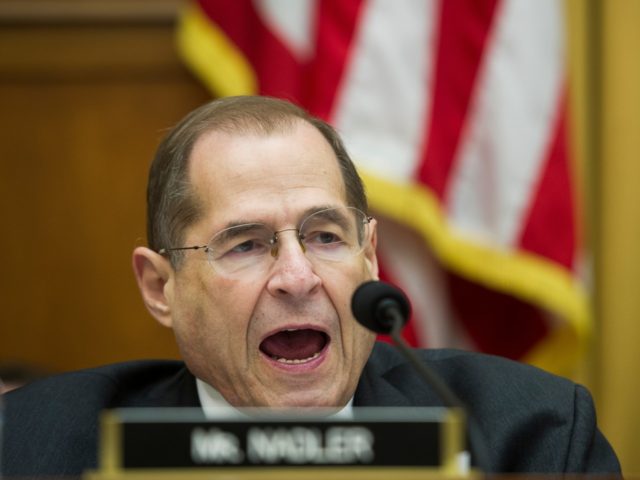 House Judiciary chairman Jerry Nadler, D-N.Y., makes a statement during the House Judiciary Antitrust subcommittee hearing on 'Online Platforms and Market Power', on Capitol Hill in Washington, Tuesday, June 11, 2019. (AP Photo/Cliff Owen)