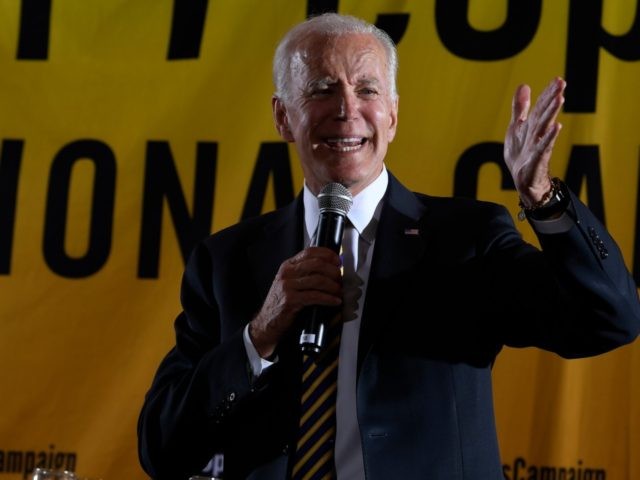 Democratic presidential candidate, former Vice President Joe Biden, speaks at the Poor Peo