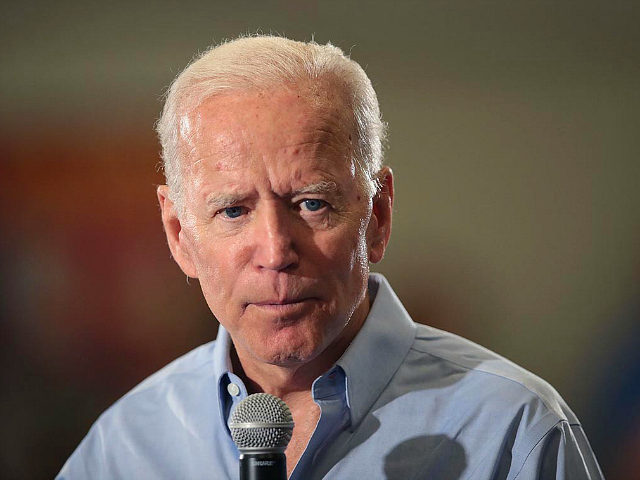 CLINTON, IOWA - JUNE 12: Democratic presidential candidate and former U.S. Vice President Joe Biden speaks to guests during a campaign stop at Clinton Community College on June 12, 2019 in Clinton, Iowa. The stop was part of a two-day visit to the state. (Photo by Scott Olson/Getty Images)CLINTON, IOWA …