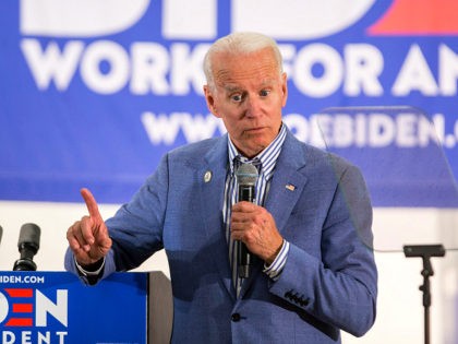 CONCORD, NH - JUNE 04: Former Vice President and Democratic presidential candidate Joe Biden holds a campaign event at the IBEW Local 490 on June 4, 2019 in Concord, New Hampshire. (Photo by Scott Eisen/Getty Images)