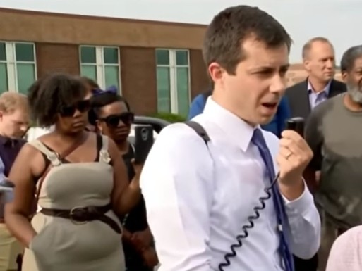 Mayor Pete Buttigieg attended a protest march with Black Lives Matter protesters on Saturd