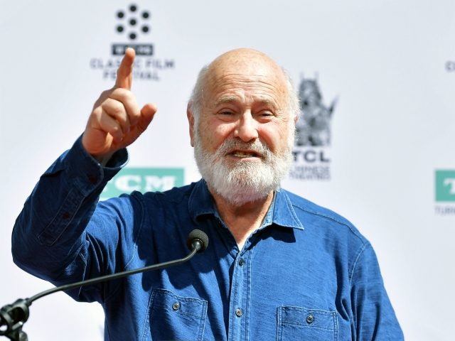 HOLLYWOOD, CALIFORNIA - APRIL 12: Rob Reiner speaks onstage at the Hand and Footprint Ceremony: Billy Crystal at the 2019 10th Annual TCM Classic Film Festival on April 12, 2019 in Hollywood, California. (Photo by Emma McIntyre/Getty Images for TCM)