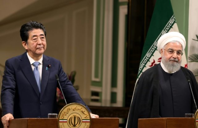 In Tehran, Japan's Abe urges Iran to play 'constructive role'