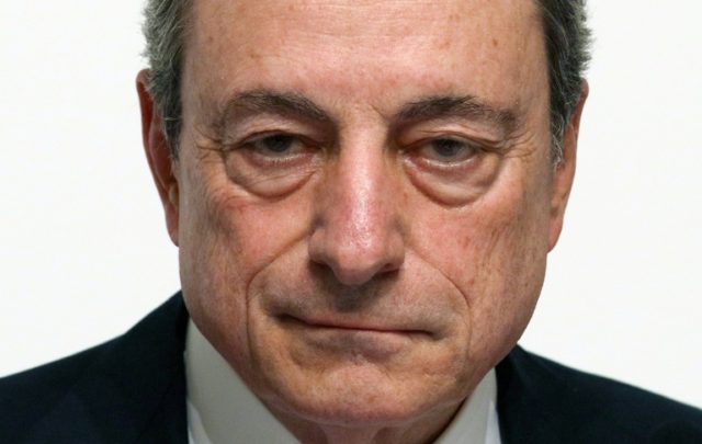 ECB's Draghi urges 'faster' move to shared eurozone budget