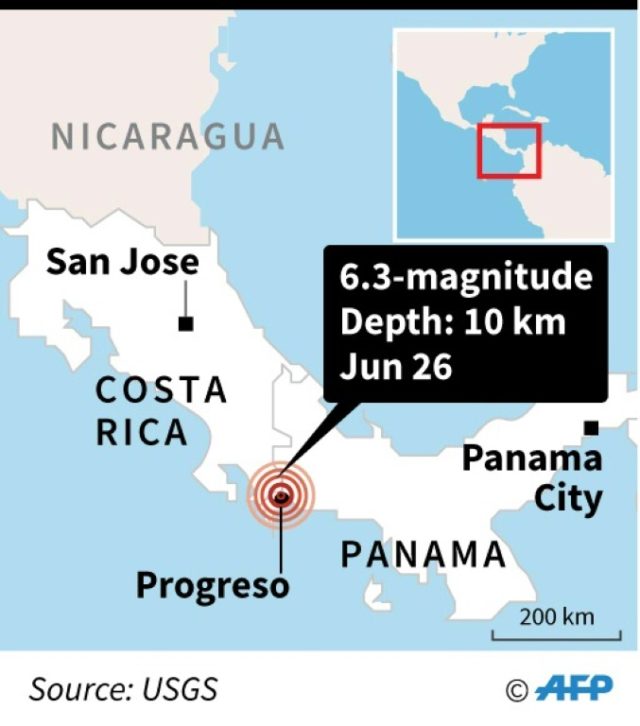 Strong quake hits Costa Rica-Panama border, likely 'significant damage': USGS