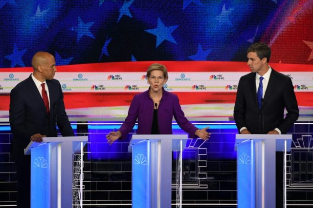 Warren leads US Democrats in spirited first 2020 debate