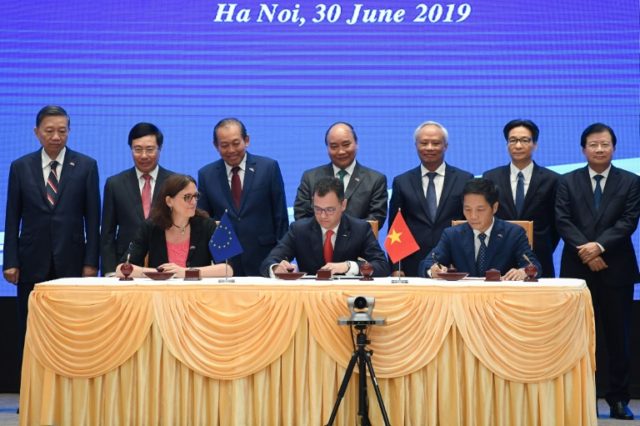 Vietnam and EU sign 'milestone' free trade agreement