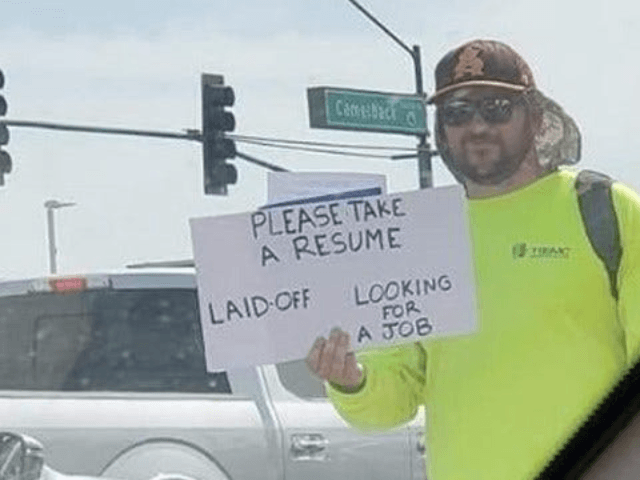 PHOENIX (KAKE) - An Arizona man who was laid off has landed a new job after he stood in 110-degree heat to panhandle his resume.